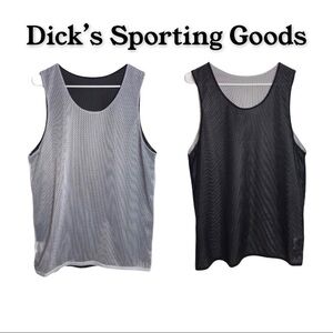 Dick’s Adult Black/White Mesh Reversible Pinnie